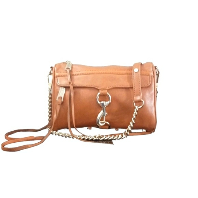 Rebecca Minkoff Tan Leather Mac Crossbody Bag